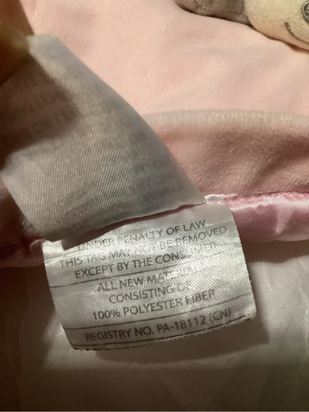 Carter's Pink Monkey Baby Security Blanket 